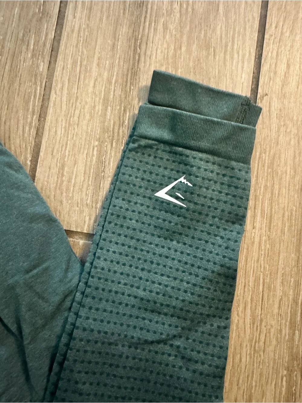 Gymshark Dark Green Seamless High-Waist Leggings